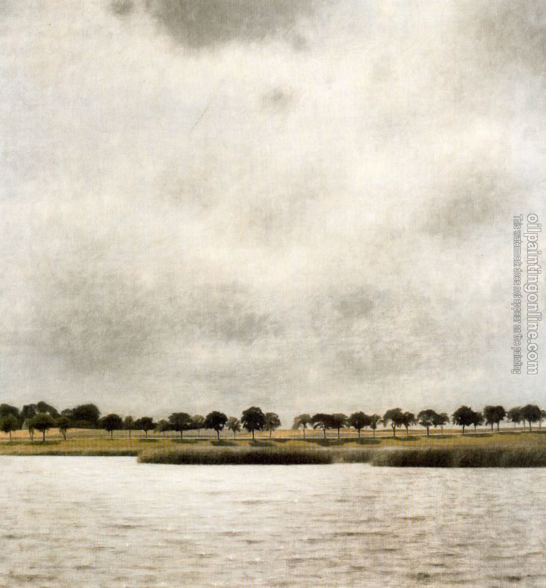 Vilhelm Hammershoi - View of Gentofte Lake
